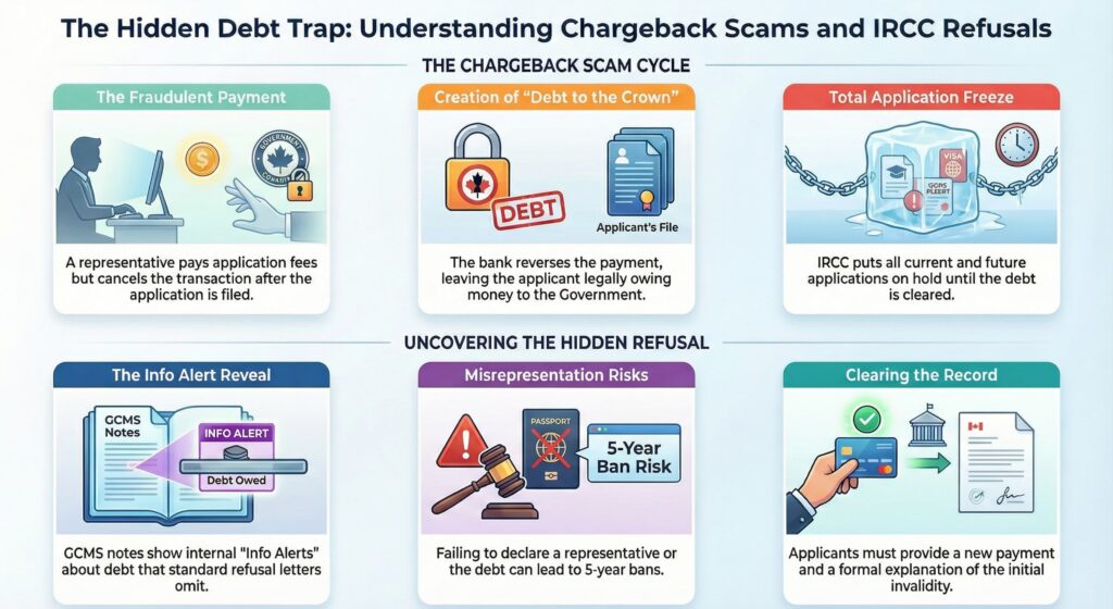 IRCC Chargeback Scam Cycle Explained