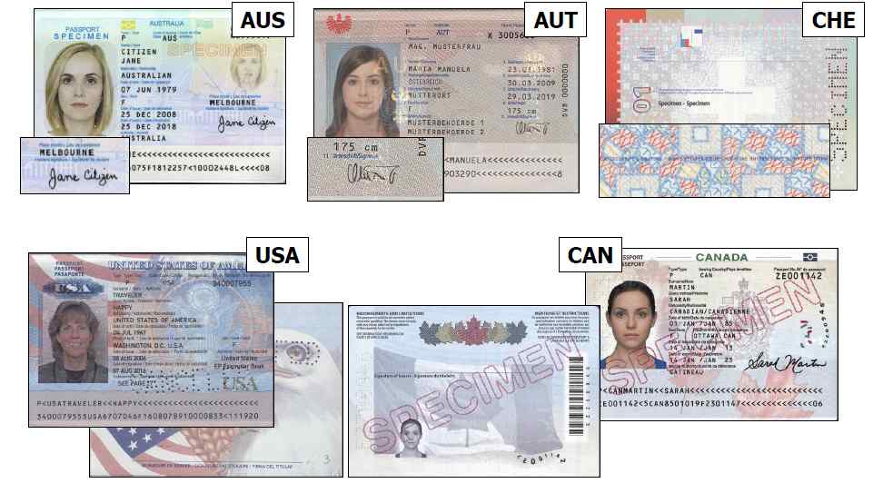 Examples of identity document